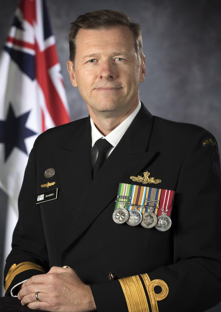 Portrait of RADM Ian Murray AM
