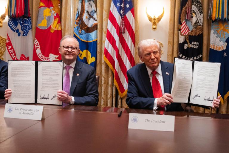 President Trump and Prime Minister Albanese